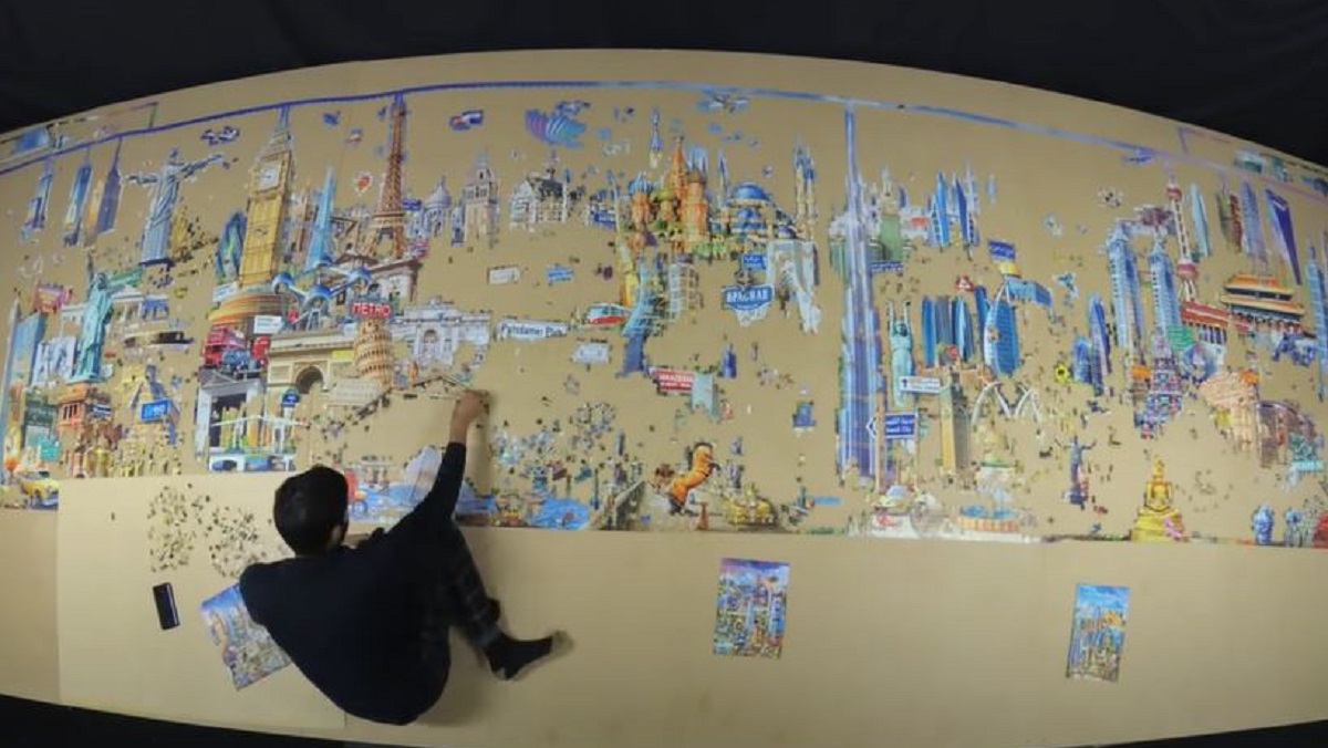 Watch The World's Largest Jigsaw Puzzle Come Together - Nerdist